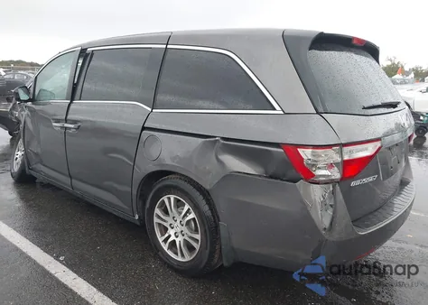 2011 Honda Odyssey Ex-L из США, поврежденный, VIN 5FNRL5H64BB083988